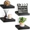 Sorbus 4 Pack 9" Floating Shelves, Wall Shelves for Bedroom, Kitchen, Living Room, Bathroom Shelves Over The Toilet